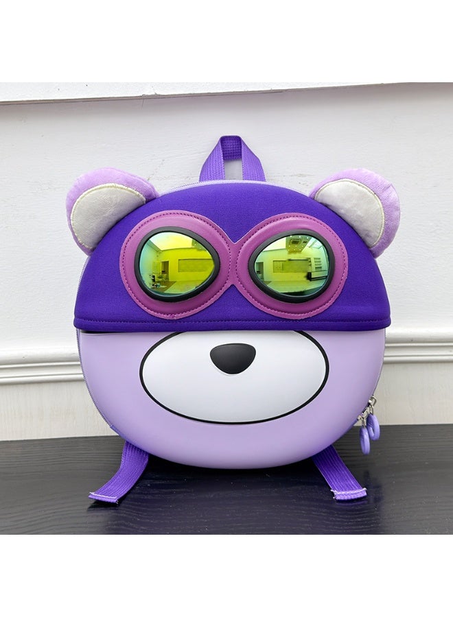 Kids School Backpack Hard Shell Bear 2-4 Years Waterproof Lightweight School Supplies - Image 1