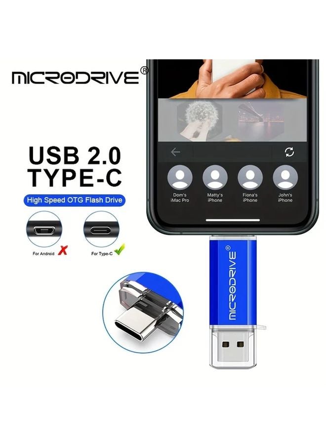 Red 32GB USB Type C Flash Drive High Speed OTG Pen Drive Microdrive - Image 4