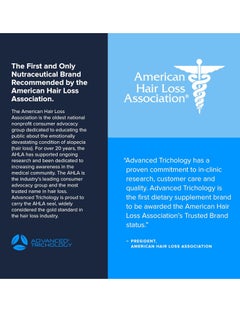 Advanced Trichology NutraM™ Hair Growth Serum – Dermatologist Tested, Approved* by American Hair Loss Association | Scalp DHT Blocker for Thinning Hair Men and Women, Backed by 20 Years of Hair Regrowth Clinic Experience  - Image 3