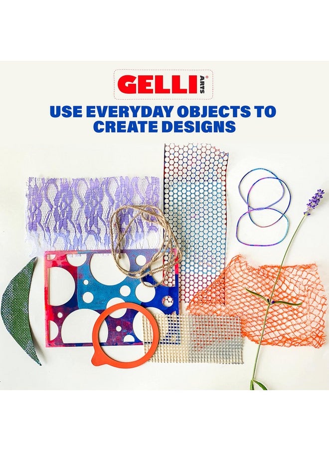 Gelli Arts - Gel Printing Plate 9" X 12" Gel Plate Reusable Gel Printing Plate Printmaking Gelli Plate For Art Clear Gel Monoprinting Plate Gel Plate Printing For Arts And Crafts - Image 1