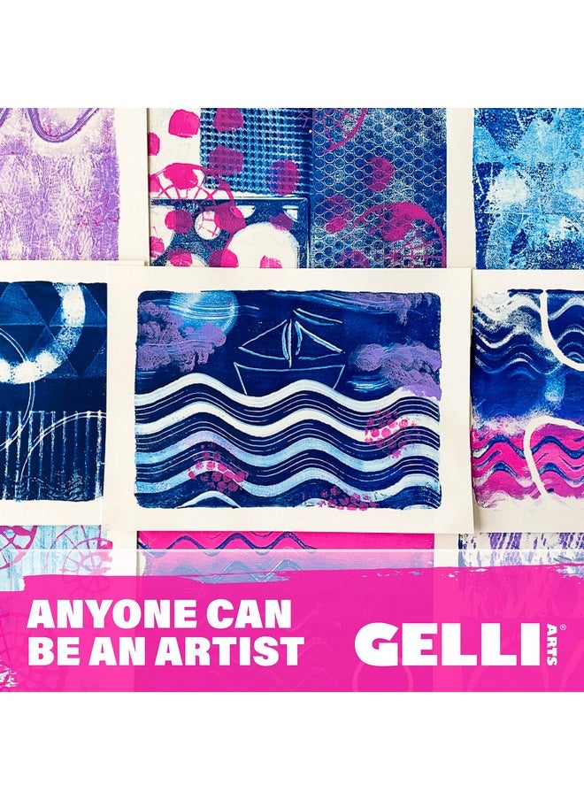 Gelli Arts - Gel Printing Plate 9" X 12" Gel Plate Reusable Gel Printing Plate Printmaking Gelli Plate For Art Clear Gel Monoprinting Plate Gel Plate Printing For Arts And Crafts - Image 1