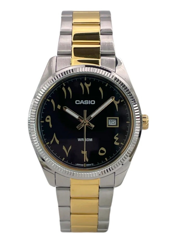 Casio Arabic Dial Men's Watch MTP-1302SG-1B3VDF