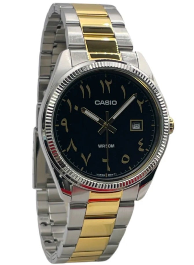 Casio Arabic Dial Men's Watch MTP-1302SG-1B3VDF