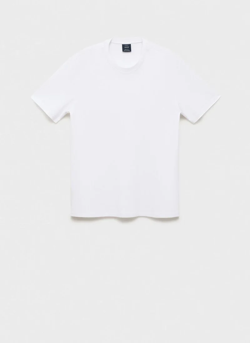 Mango Man Medium Weight Regular Fit T-Shirt