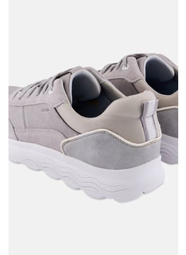 GEOX Men Lace Up Casual Shoes, Light Grey  - Image 2