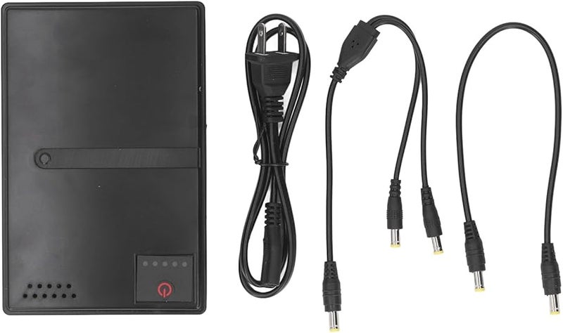Mini UPS Battery Backup 10400mAh US Plug for Router Camera 36W 5V 9V 12V DC Output - Image 3