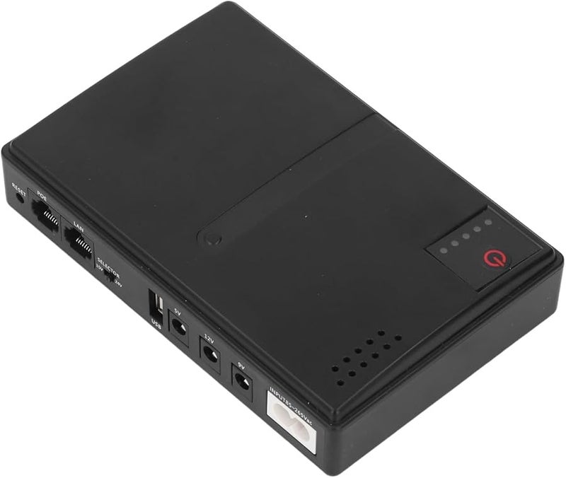 Mini UPS Battery Backup 10400mAh US Plug for Router Camera 36W 5V 9V 12V DC Output - Image 2