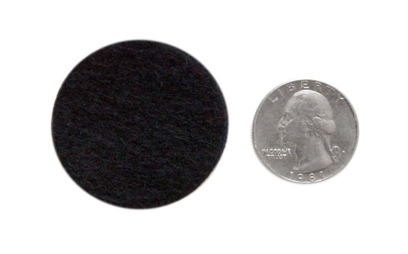 Playfully Ever After Black & White Craft Felt Circles (1.5 Inch - 95pc) - Image 2