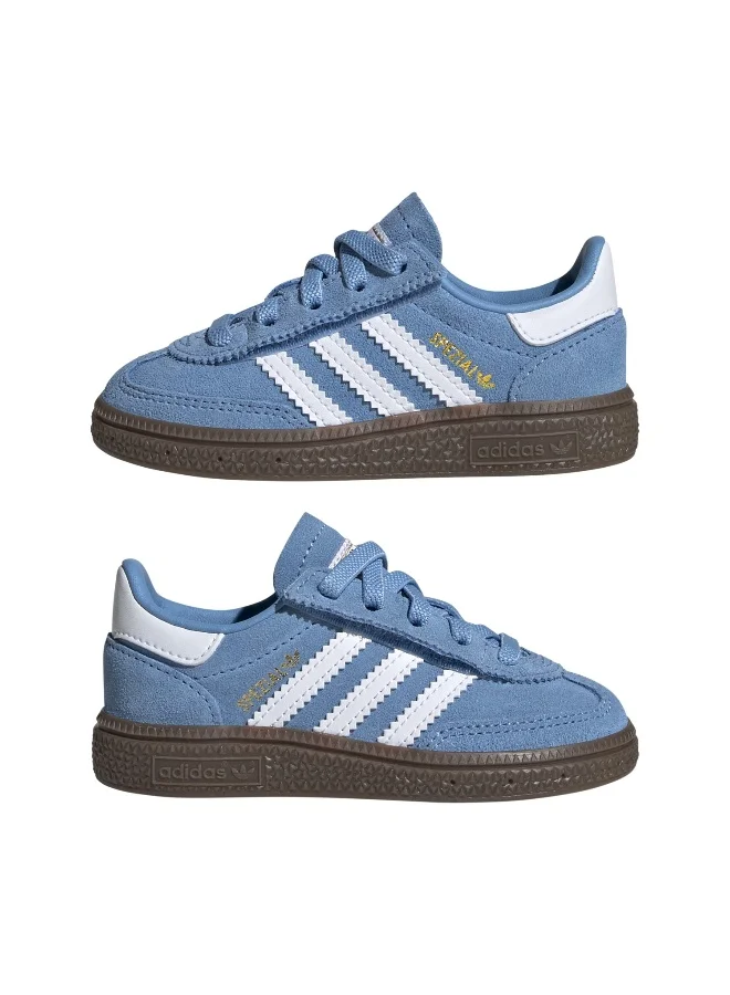 Adidas Adidas HANDBALL SPEZIAL CF EL I Blue CASUAL Trainers FOR BABY BOYS AND GIRLS 9.5K