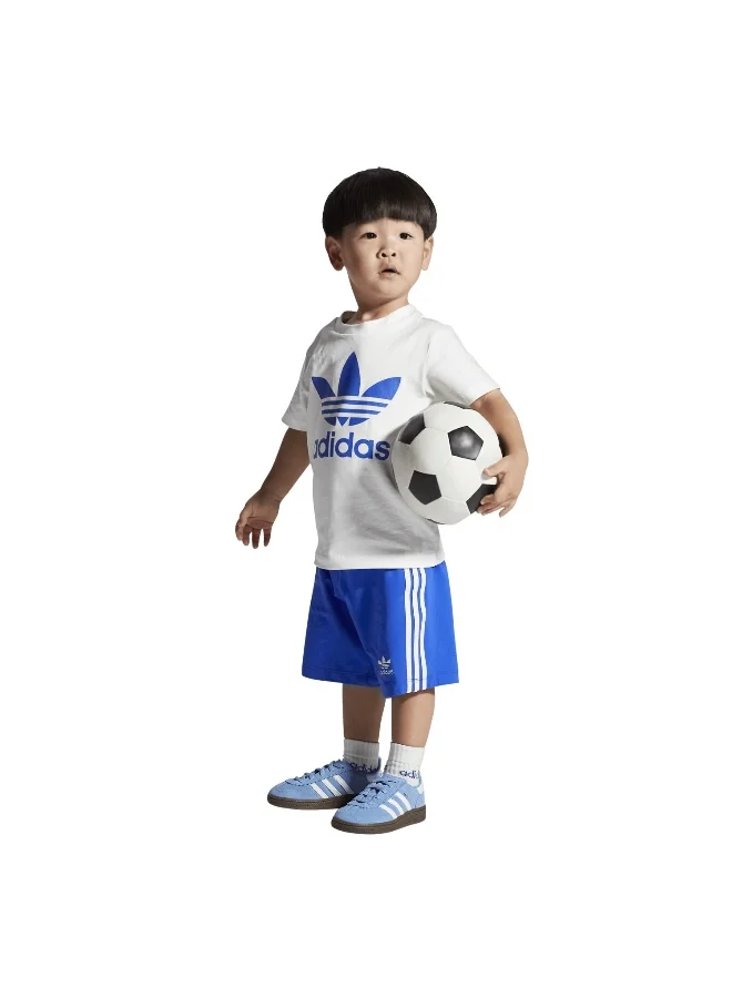 Adidas Adidas Handball Spezial Cf El I U Blue Originals Shoes For Kids
