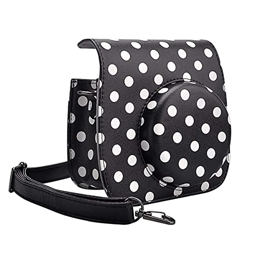 FotoCart Camera Compact Bag for Instax Mini 11 Instant Camera and Also use with Mini 8, Mini 9 & Mini 10 Instax Camera (Black) (DOT Black) - Image 4