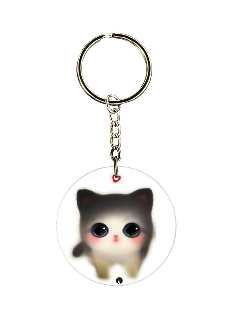 RKN Cartoon Themed Dual Sided Keychain
