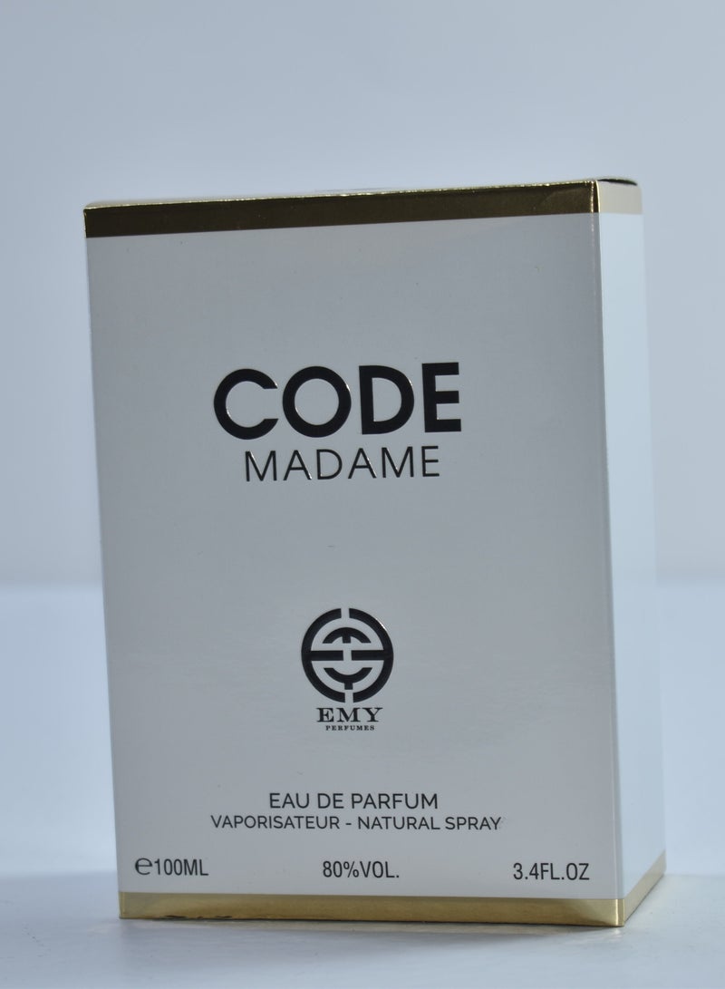 EMYC Code Madame Perfume Pour Femme 100ml - Image 3