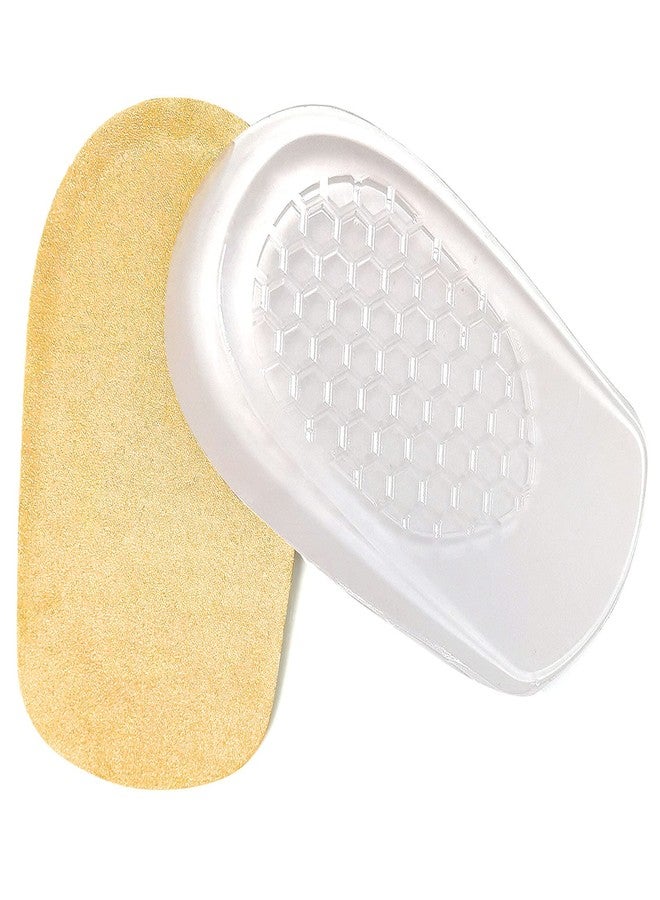 JKcare Gel Heel Lifts, 1/2 Inch Height Increase Insoles for Leg Length Discrepancy - Small Shoe Lifts for Women, Shoe Inserts Comfort Half Foot Pads for Heel Pain - Image 1