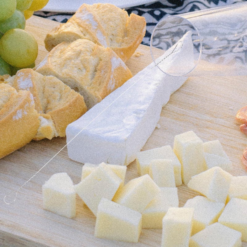 جهاز تقطيع الجبن اليدوي من الفولاذ المقاوم للصدأ سلك بطول ١٤.٥ سم مقطع زبدة للمطبخ عبوة من ١٠ قطع - Image 5