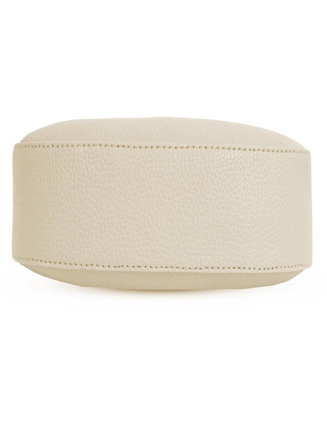 Dcozi Women PU Hobo Handbag Shoulder Sling Bag/Crossbody Bag Half Moon Shape - SB05 (Beige) - Image 5