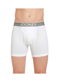 JOCKEY جوكي 8009 سروال بوكسر رجالي من القطن الممشط للغاية مع حزام خصر فائق النعومة، عبوة من قطعتين  - Image 2