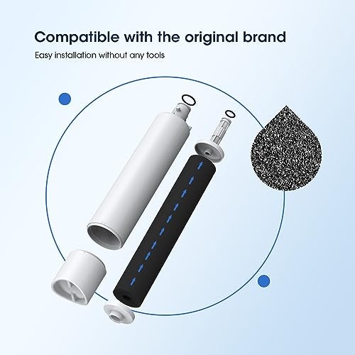 GLACIER FRESH Replacement for RPWFE, RPWF (Built-in CHIP) Refrigerator Water Filter, Compatible with GFE28GYNFS, GFE28GELDS, PFE28KELDS, PFE28KYNFS, GFD28GELDS, PWE23KELDS, PWE23KMKES, 3 Pack - Image 2