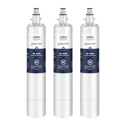 GLACIER FRESH Replacement for RPWFE, RPWF (Built-in CHIP) Refrigerator Water Filter, Compatible with GFE28GYNFS, GFE28GELDS, PFE28KELDS, PFE28KYNFS, GFD28GELDS, PWE23KELDS, PWE23KMKES, 3 Pack - Image 1