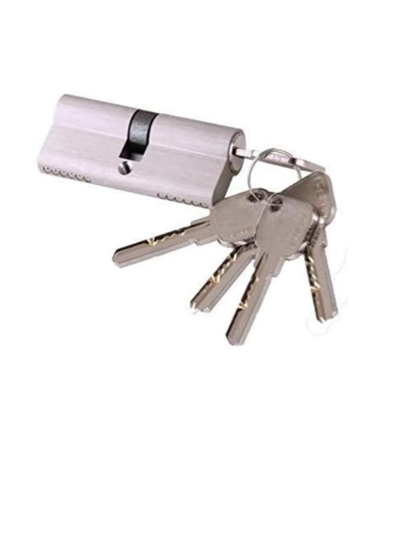 Door Lock Cylinder 70mm (35-35) with 5 Computer Keys - TCT Pack of 3 - Image 3