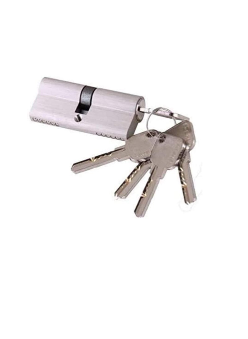 Door Lock Cylinder 70mm (35-35) with 5 Computer Keys - TCT Pack of 3 - Image 2