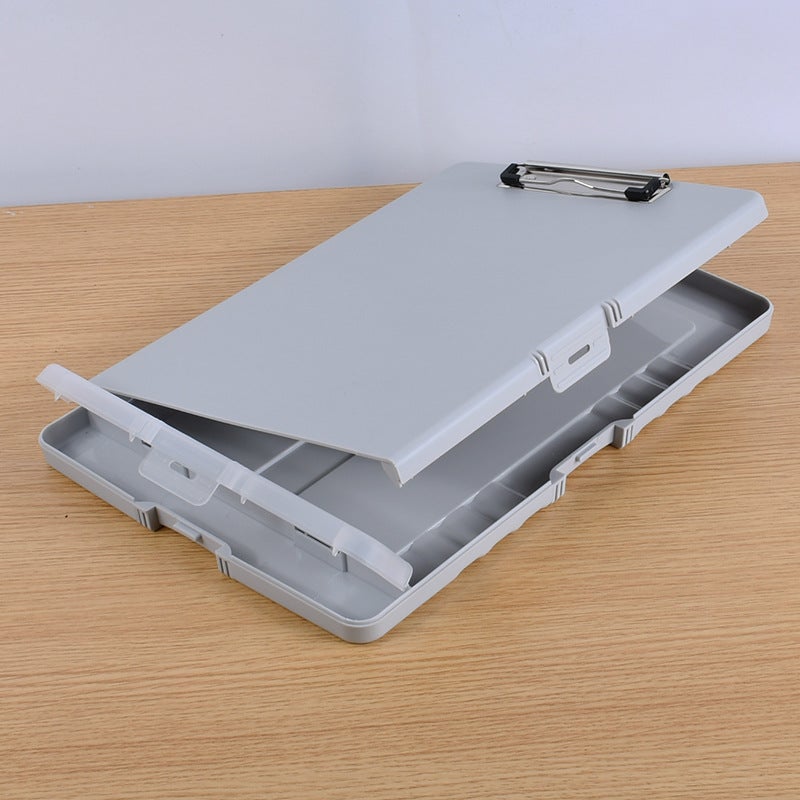 Multi-Functional Folder With Pen Slot Writing Pad Large Capacity Test Paper Data Storage Box Office Learning File Box - Image 1