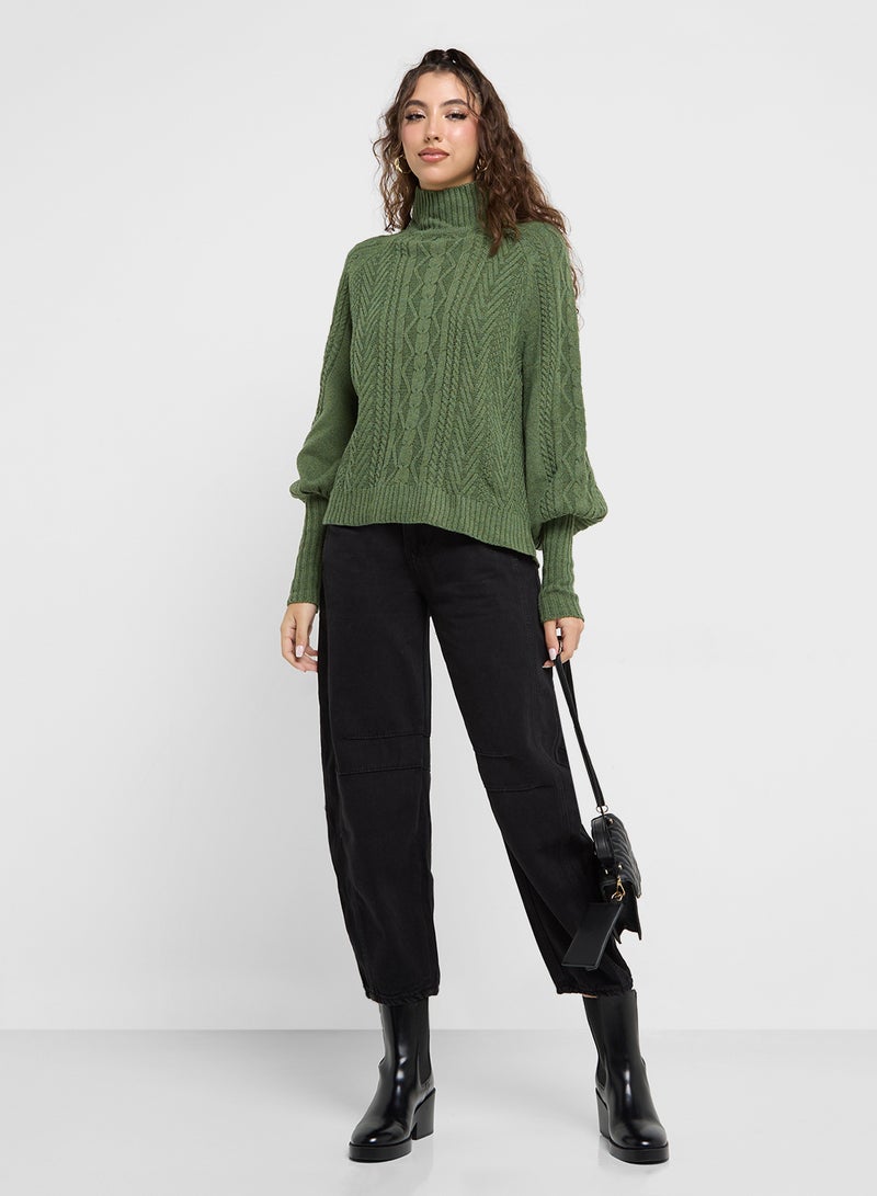 Ginger Wide Leg Crop Jeans  - Image 1