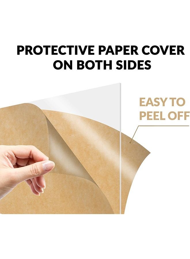 LAMSIT IBDAA Acrylic Sheet 3mm Thick Pack of 2 Square Clear - Image 4