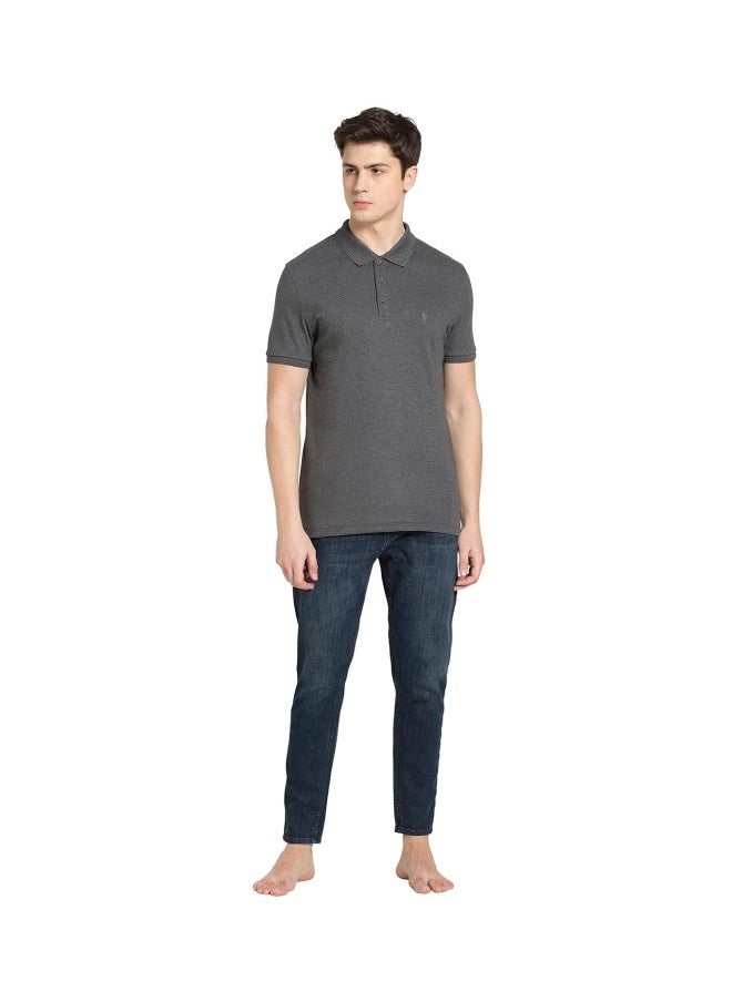 JOCKEY - Jockey 3912 Men Super Combed Cotton Rich Solid Half Sleeve Polo T Shirt - Image 1