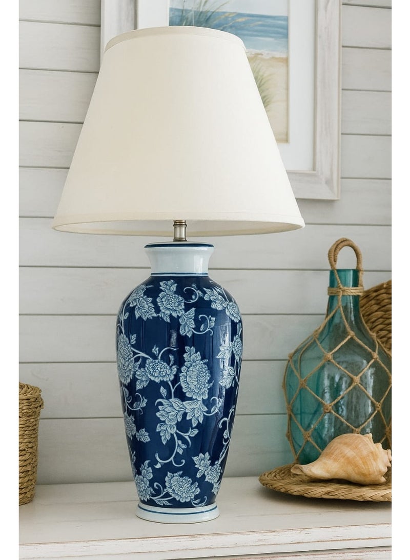 Roza lighting Bleu Blanc Dos Table Lamp - Image 2