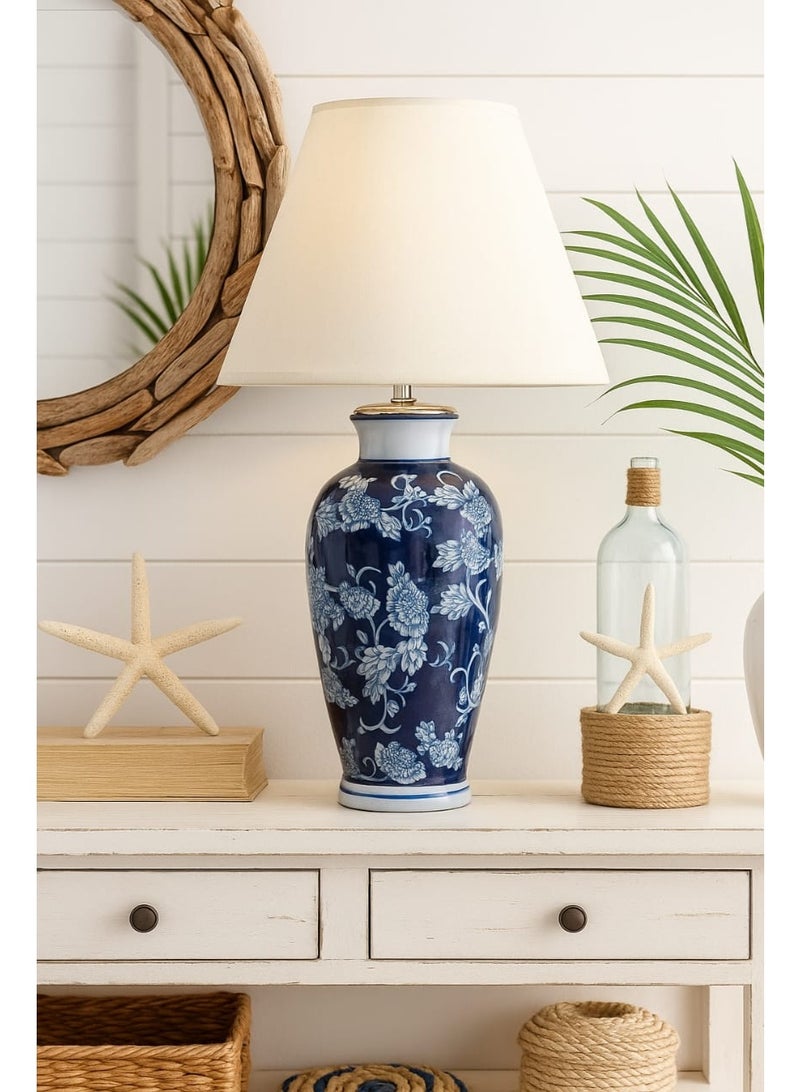 Roza lighting Bleu Blanc Dos Table Lamp - Image 3