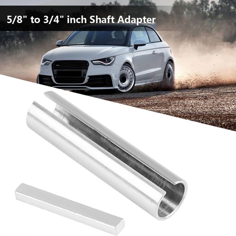 Aramox Crank Sleeve Adapter, 5/8" to 3/4" inch Shaft Adapter Pulley Bore Reducer Sleeve Bushing Sheave & Key 5/8 to 3/4 Shaft Adapter Shaft Sleeve Adapter - Image 2