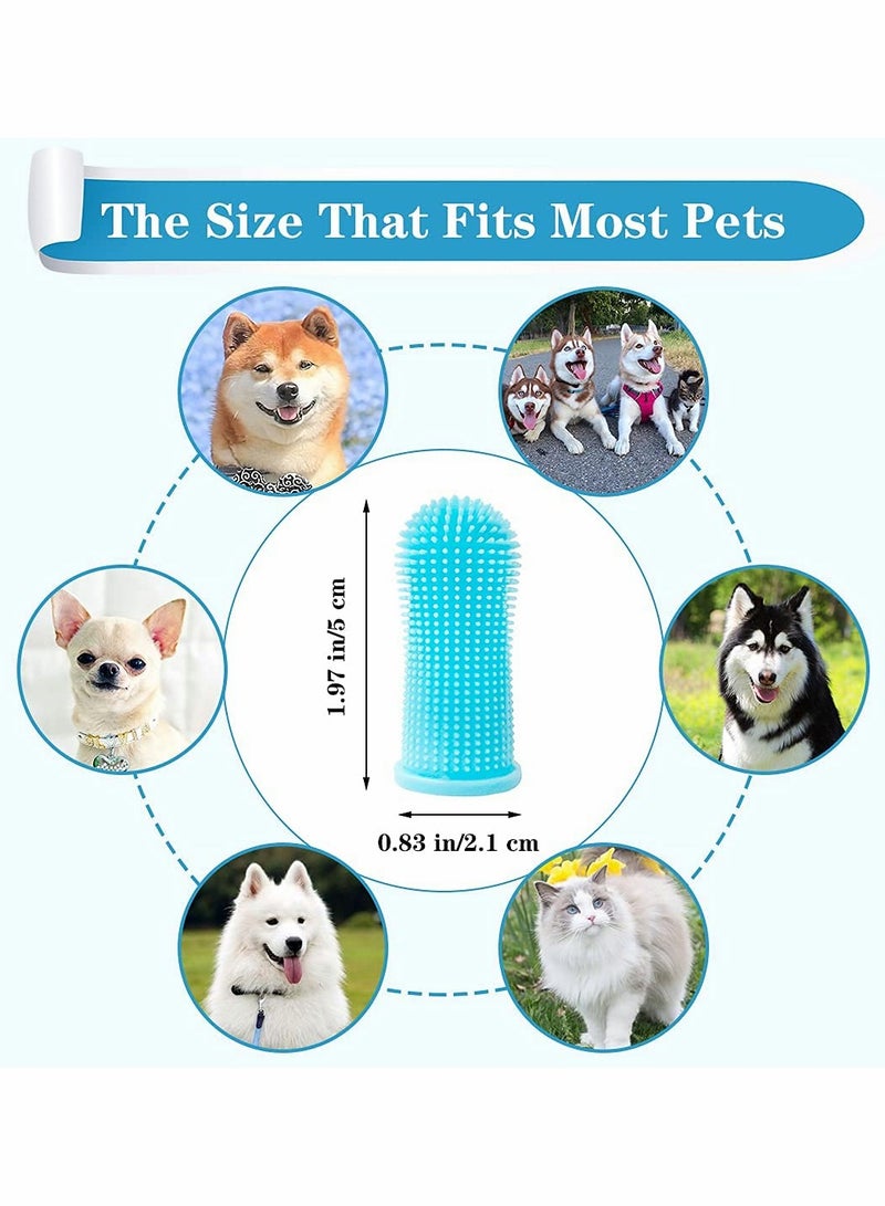 Dog Finger Toothbrush, KASTWAVE 360º Silicone Pet Toothbrushes - Image 2