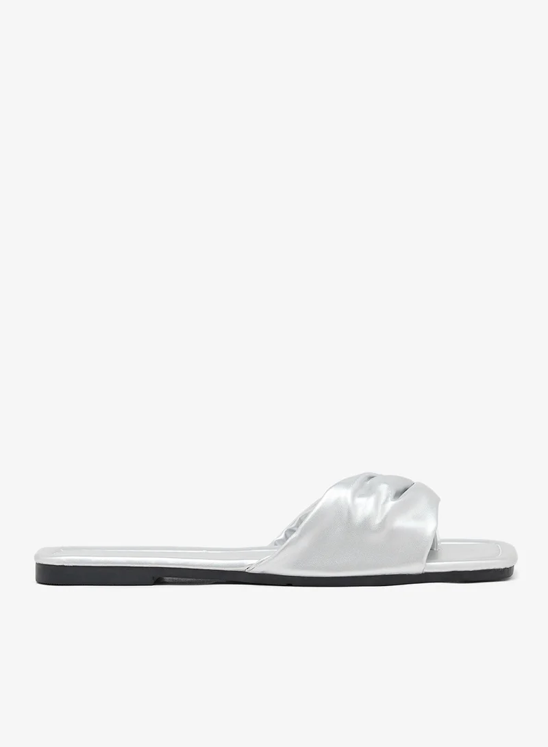 Ella Wrap Tie Flat Sandals