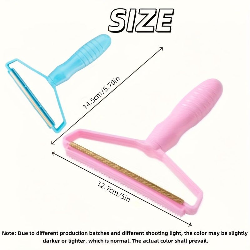 Blue Dual Sided Reusable Lint Remover For Pet Hair On Sofas Clothing Carpets - Image 2