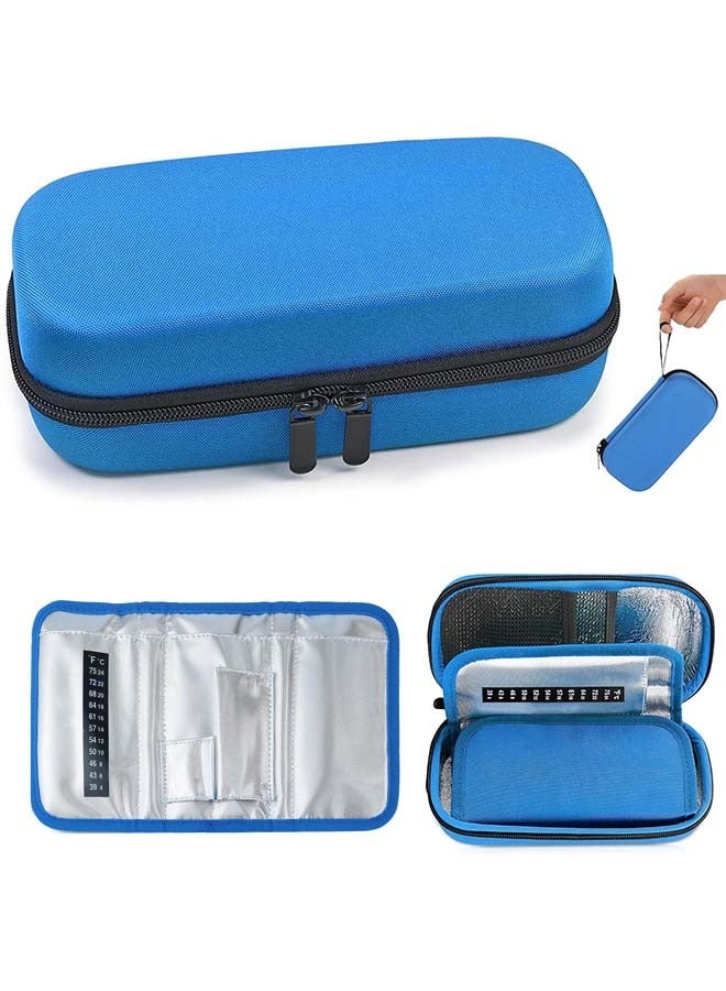 YIM-VIBEHAUS Insulin Cooler Travel Case Portable Diabetic Medicine Case for Insulin Pen, Glucose Meter and Diabetic Supplies （Not Include Ice Pack）  - Image 1