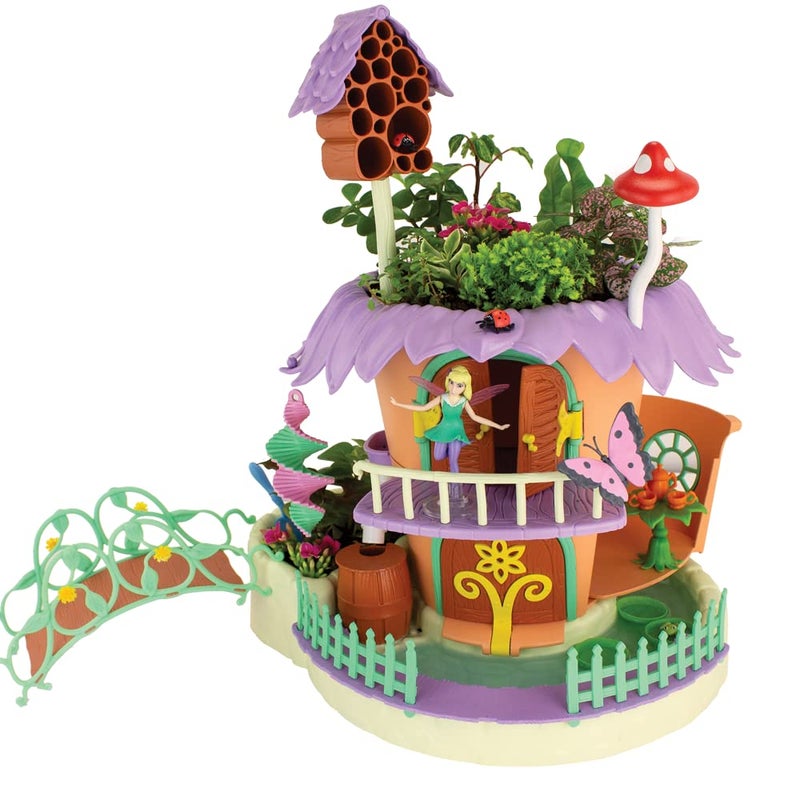 PlayMonster My Fairy Garden — Nature Cottage Toy Figurine and Plant Kit — Grow Your Own Magical Garden with Fairy Isla — Ages 4+ - Image 3