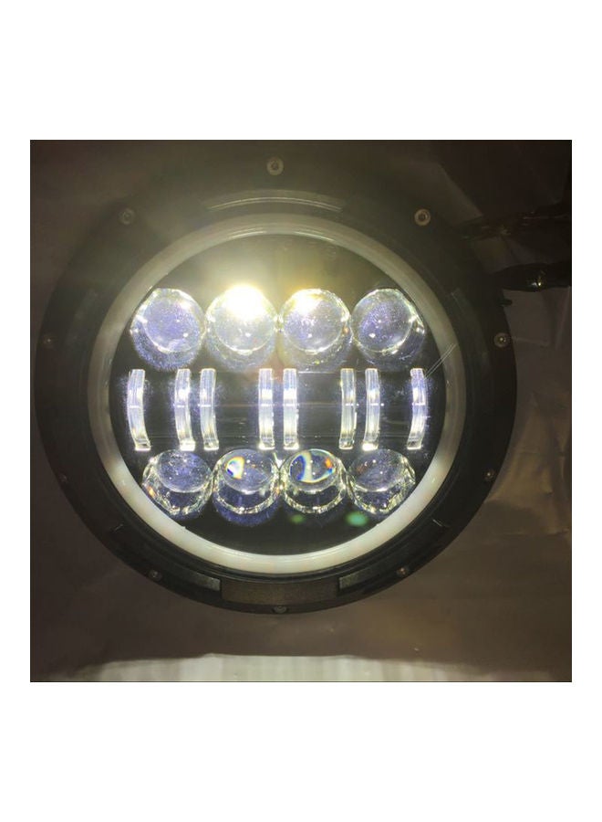 Loquat Round LED Headlight With Daytime Running Light - Image 4