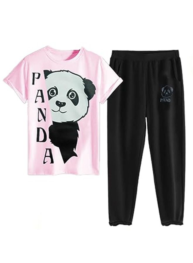 Outerwear Set for Girls - Trouser Waterproof + Tshirt Cotton