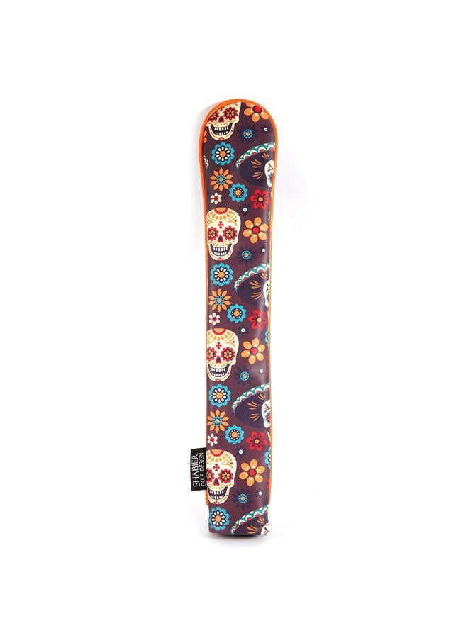 SHABIER PU Leather Waterproof Golf Alignment Stick Cover Club Protector Holds Sticks (Sugar Skull) - Image 2