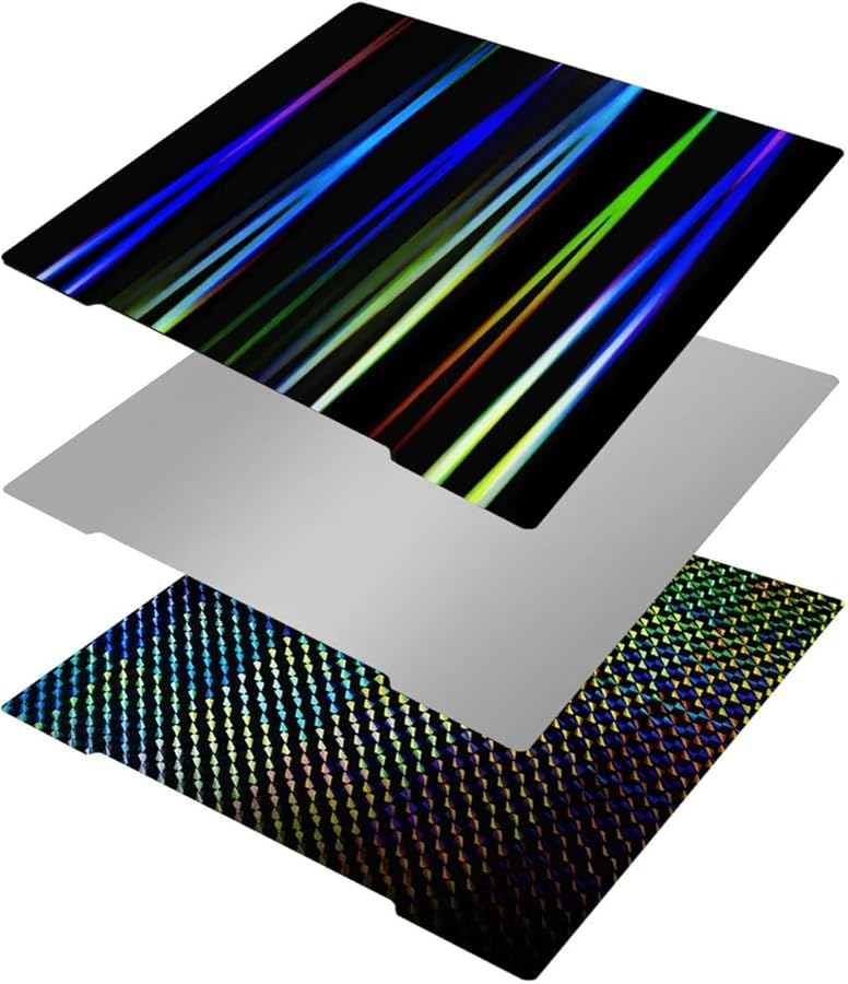 Prusa MK3S PEI Spring Steel Build Plate 241x254mm H1H Double Sided Magnetic - Image 1