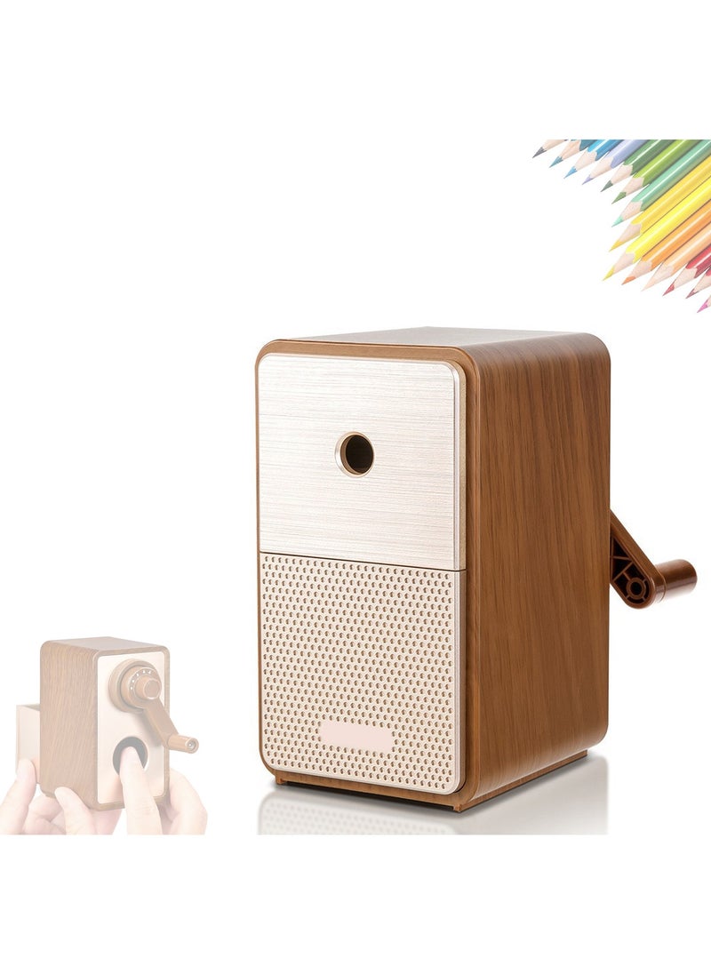 CMGTYYD Manual Pencil Sharpener - Manual Pencil Sharpener for 6.9-8mm Colored Pencils with Auto Stop Function for School, Office, Painting or Sketching  - Image 1