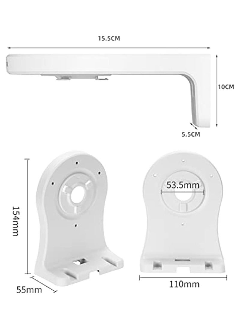 General - 2Pack WiFi Wall Mount Bracket for EZVIZ C6 C4 Series IP Camera Easy Installing,Plastic PT Cameras Holder Indoor Security Systems,Support CCTV IP Cameras Cable Management - Image 1