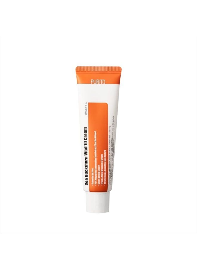 PURITO [خالي من الزيوت الأساسية] كريم سي باكثورن فيتال 70 50 مل / 1.7 أونصة سائلة - Image 1