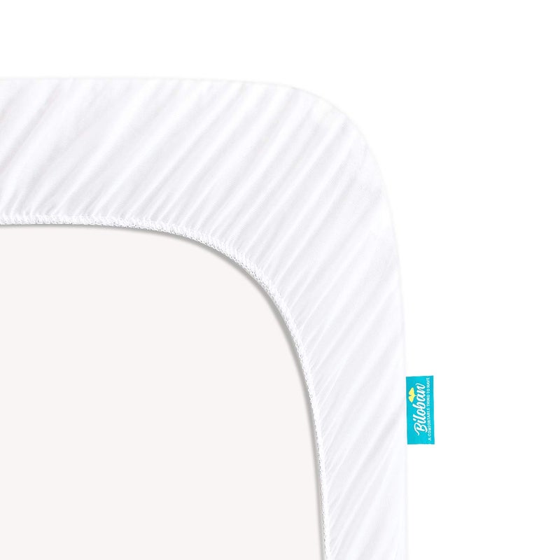 Biloban Crib Sheets Fitted, 2 Pack Crib Sheet Fits for Standard Crib Mattress, Toddler Sheets for Baby Boys & Girl - Image 4