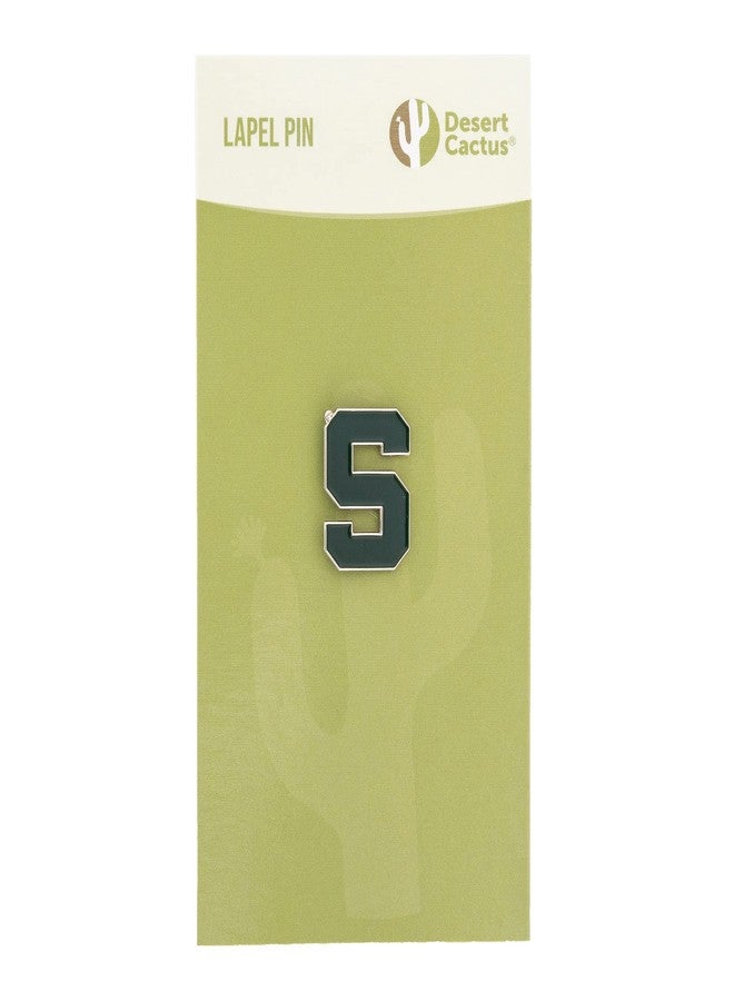 Desert Cactus Michigan State University Metal Lapel Pin Enamel Finish (B) - Image 4