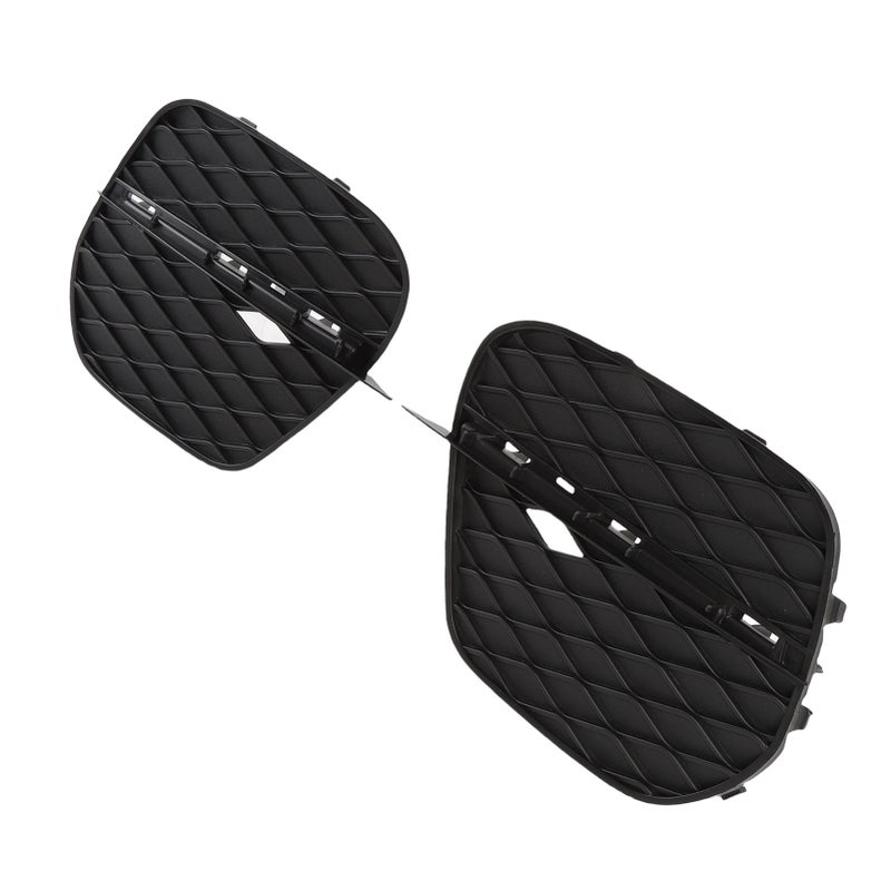 1 Pair Front Bumper Grille Insert 51117222859 Front Bumper Insert Outer Grille Fog Light Cover Bezel Replacement for X5 35d 35i 2011-2013 - Image 5