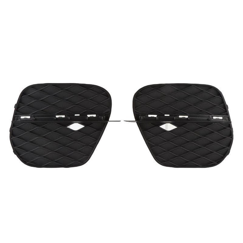 1 Pair Front Bumper Grille Insert 51117222859 Front Bumper Insert Outer Grille Fog Light Cover Bezel Replacement for X5 35d 35i 2011-2013 - Image 1