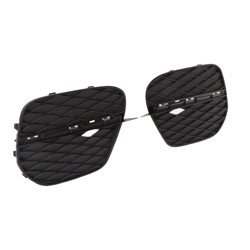 1 Pair Front Bumper Grille Insert 51117222859 Front Bumper Insert Outer Grille Fog Light Cover Bezel Replacement for X5 35d 35i 2011-2013 - Image 2