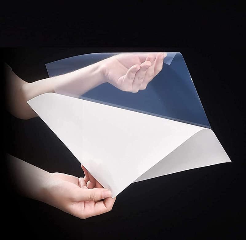 bpa 25 Sheets Frosty Transparent Printable Vinyl Sticker Paper A4 Size (8.25" x 11.7") Waterproof Vinyl Sticker Paper Quick Dry For Inkjet/Laser Printer - Image 2